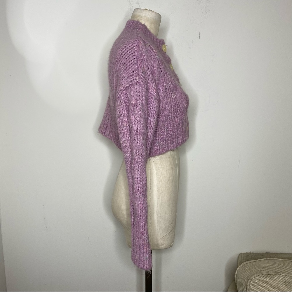 UO Cameron Cable Knit Cardigan - Picture 7 of 8